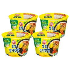 오뚜기 컵밥 톡톡김치알밥, 227g, 4개