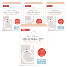 Saenghwaleulgeurida 嬰兒食品保存袋, 50入, 4盒