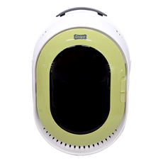 Qoopet 多功能寵物拉桿背包 靜音減震PU輪 8kg以內適用, 357 x 308 x 4mm 線長1007mm, 草地綠, 1個