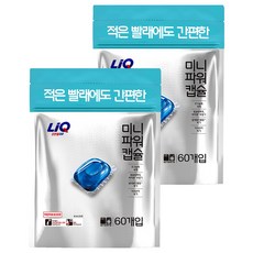 리큐 미니파워 프레시코튼 캡슐세제, 60개입, 2개