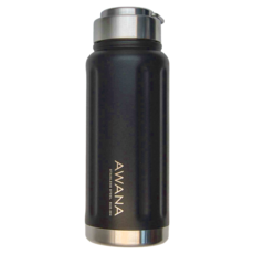 AWANA 希爾手提保溫瓶 AW-750B 8 x 8 x 22cm, 黑色, 750ml, 1個