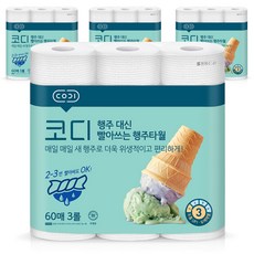CODI 可水洗廚房紙巾, 60張, 12捲