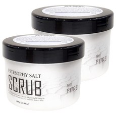 ESTESOPHY 鹽磨砂膏 純淨無香, 2個, 680g