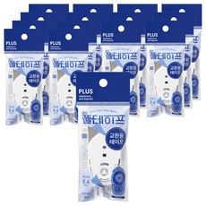 플러스 풀테이프 원액션 TG-1920 8.4mm x 8m 리필용, 투명, 15개