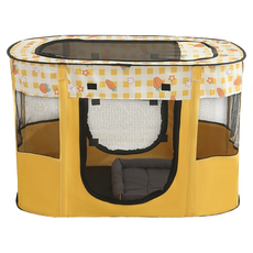 方形摺疊寵物圍欄帳篷, 顏色隨機, 1個