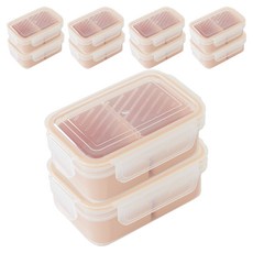 이지앤프리 나눔쉐어 밀프랩 용기 2칸, 20개, 480ml