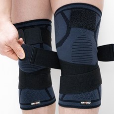 Heavy Down 雙重加壓護膝, 2個, 黑色