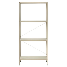 HOLA 和樂家居 伊登鐵製烤漆四層架 11.58kg, 杏色