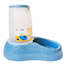 stefanplast 樂透 飼料餵食器, 38x22.5x30cm, 3.5L, 藍色, 1個