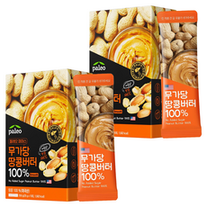 팔레오 무가당 땅콩버터스틱 100%, 250g, 2개