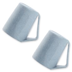 디블릭 물빠짐 거꾸로 양치컵, 블루, 2개