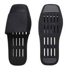 DEARCUS Piumeno PVC浴室拖鞋, 黑色