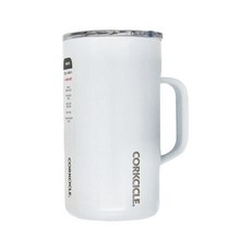 CORKCICLE. 酷仕客 三層真空咖啡杯 15.9 x 6.6cm 杯口直徑8.6cm 390g, 白色, 650ml, 1個
