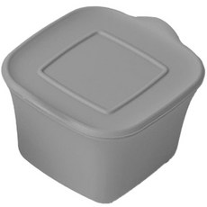 mommy's table 矽膠密封容器, 淺灰色, 1個