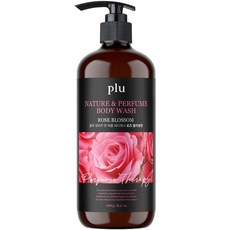 plu 香氛沐浴乳 玫瑰花香, 1kg, 1瓶