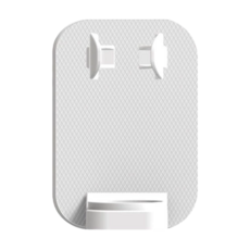 電動牙刷架 Set 6, 10.7 x 4.5cm, 珍珠白, 30g, 1組