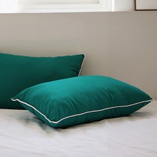 아임리빙 사계절 스윗엣지 통세탁 베개, 딥그린, 1개