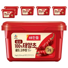 CJ Haechandle 好餐得 太陽草 GOLD 辣椒醬, 6個, 1kg