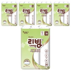 Living SOFT TISSUE SIGNATURE 3層高級捲筒衛生紙, 30m, 5個, 30入