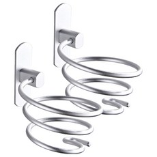 모나코올리브 메탈라인 드라이기걸이 + 실란트픽스 세트, 실버, 2세트