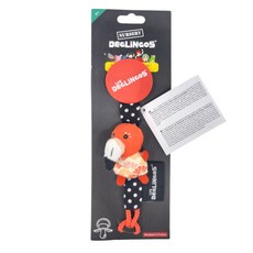 LES DEGLiNGOS 立體伙伴奶嘴夾, 固定奶嘴, 火烈鳥 佛朗明哥, 1組