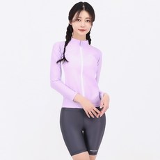 aquatica 女性用拉鍊防磨衣五分緊身褲上下衣套裝 AQAWJP23005-AQAWLE23006 only one