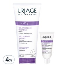 유리아쥬 진피 데일리 페미닌 마일드 젤 여성청결제+ 3ml, 200ml, 4개