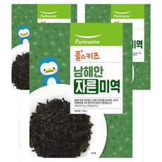 풀스키즈 남해안 자른미역, 100g, 3개