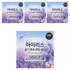 온더바디 촉촉한 휘핑 비누 아이리스, 90g, 4개입
