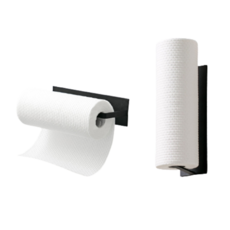 hunhouse 多功能廚房毛巾架, 黑色, 2個