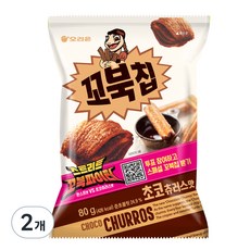꼬북칩 초코츄러스, 80g, 2개
