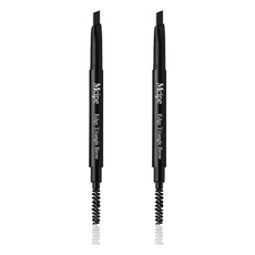 MCP 紋身邊三角眉筆 0.25g, 01 Dark Brown, 2支