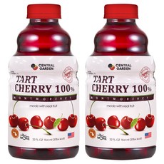 센트럴가든 몽모랑시 타트체리 주스, 946ml, 2개