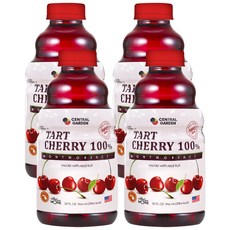 센트럴가든 몽모랑시 타트체리 주스, 946ml, 4개
