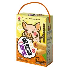 味一食品 豬肉鬆蛋捲, 160g, 1盒