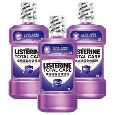 LISTERINE 李施德霖 全效護理除菌漱口水, 500ml, 3瓶