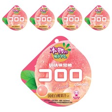 복숭아맛 젤리, 40g, 5개
