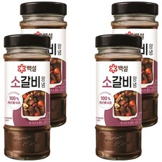 CJ BEKSUL 白雪 牛小排調味醬, 500g, 4個