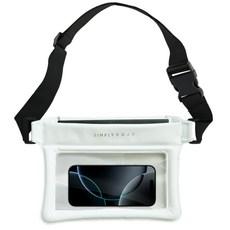 SimplyRoar 多合一氣墊智慧型手機防水袋, 1個, 白色