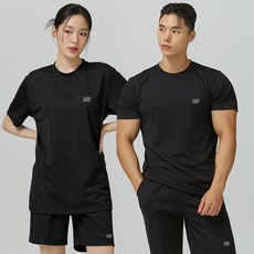 blackmonsterfit 男女共用機能性涼感透氣訓練上下套裝