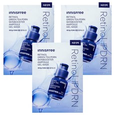 INNISFREE A醇綠茶PDRN安瓶凝膠面膜 25ml, 3片, 1片