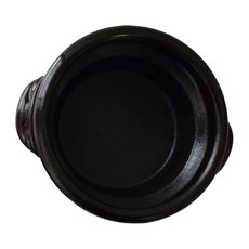 黑天目2合炊飯鍋-日本製，陶瓷材質，寬22/高12.5cm，滿水容量1000mL, 1個