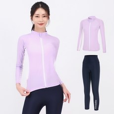 aquatica 女款拉鍊防曬泳衣高腰水陸兩用褲上下套裝 AQAWJP23005-AQAWLE23002 only one