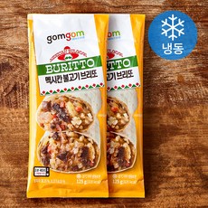 곰곰 멕시칸 불고기 브리또 (냉동), 125g, 1개입, 2개
