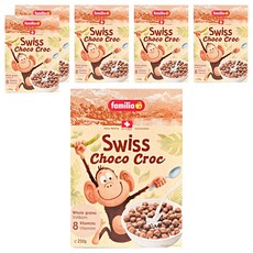 패밀리아 스위스 초코 크록 시리얼, 250g, 6개