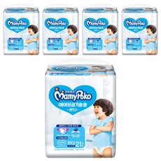 마미포코 에어핏팬티 남아용, 6단계, 105매
