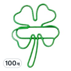 투데이리빙 행운의 네잎클로버 클립 CD_OST_NE012E, 1개입, 100개