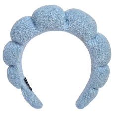 큐세라 구름 머리띠 세안 밴드 헤어 액세서리, 1개, 레이크 블루