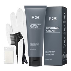 Forbeaut 男士專用 Mud Up & Down 造型霜 所有髮質適用, 100ml, 1個