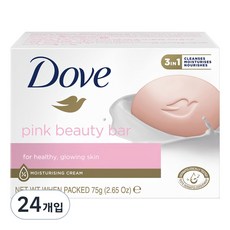 도브 뷰티바 비누 핑크, 75g, 24개입